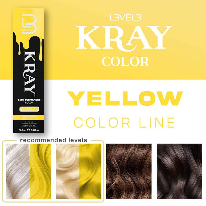 L3VEL3 KRAY Semi Permanent Hair Color 100ml