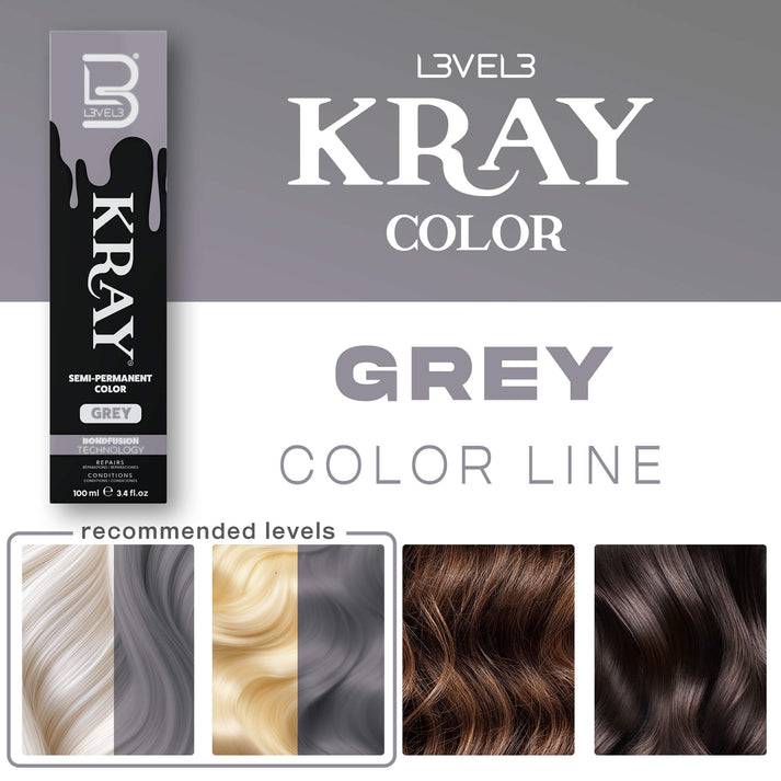 L3VEL3 KRAY Semi Permanent Hair Color 100ml