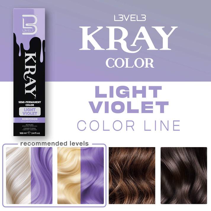 L3VEL3 KRAY Semi Permanent Hair Color 100ml