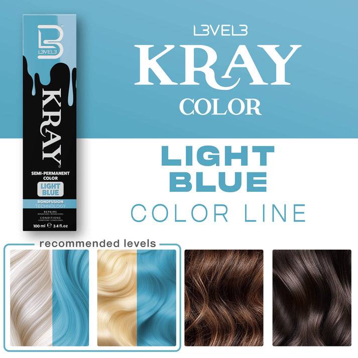 L3VEL3 KRAY Semi Permanent Hair Color 100ml