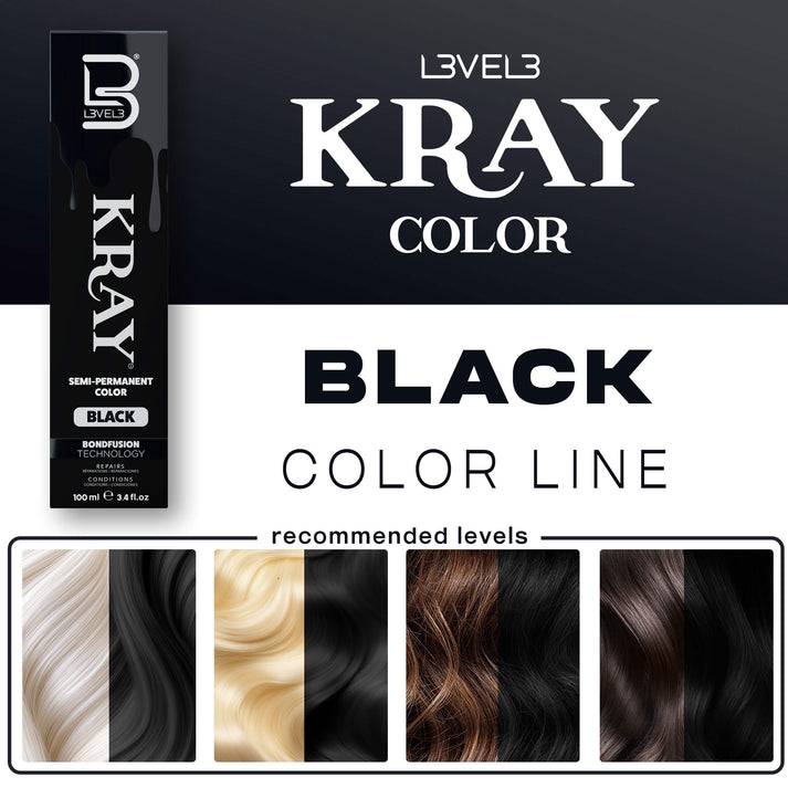 L3VEL3 KRAY Semi Permanent Hair Color 100ml