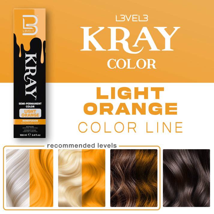 L3VEL3 KRAY Semi Permanent Hair Color 100ml