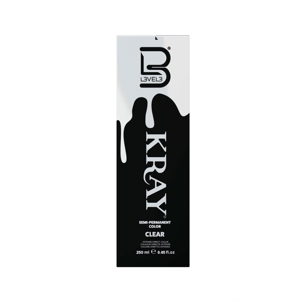 L3VEL3 KRAY Semi Permanent Hair Color Clear 250ml