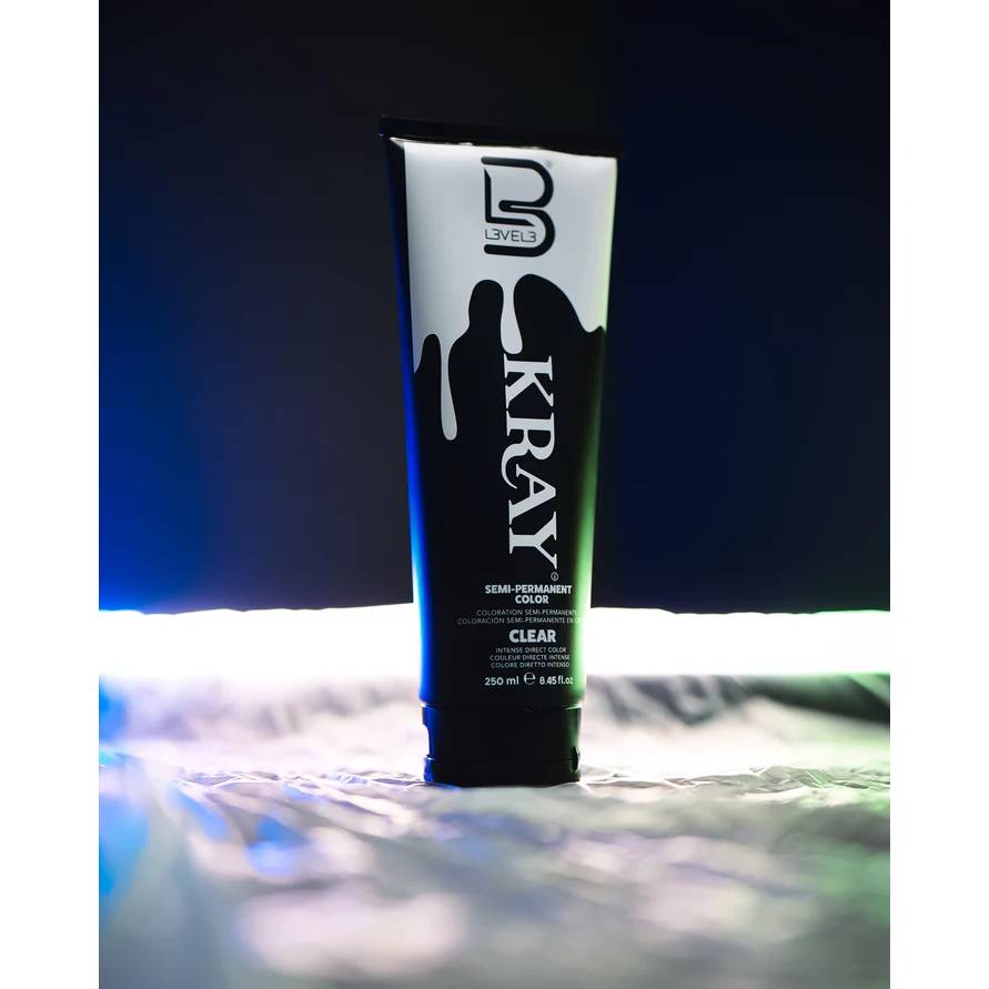 L3VEL3 KRAY Semi Permanent Hair Color Clear 250ml