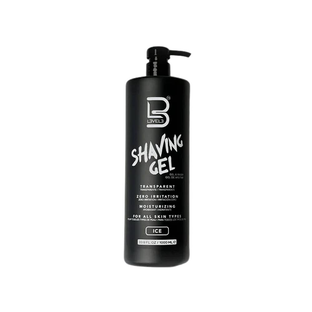 L3VEL3 Transparent Shaving Gel Ice 1000ml