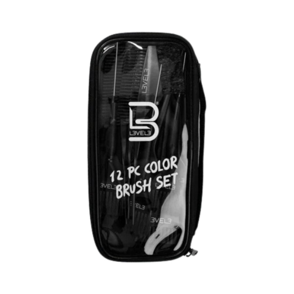 L3VEL3 Color Brush Set with Bag (12)