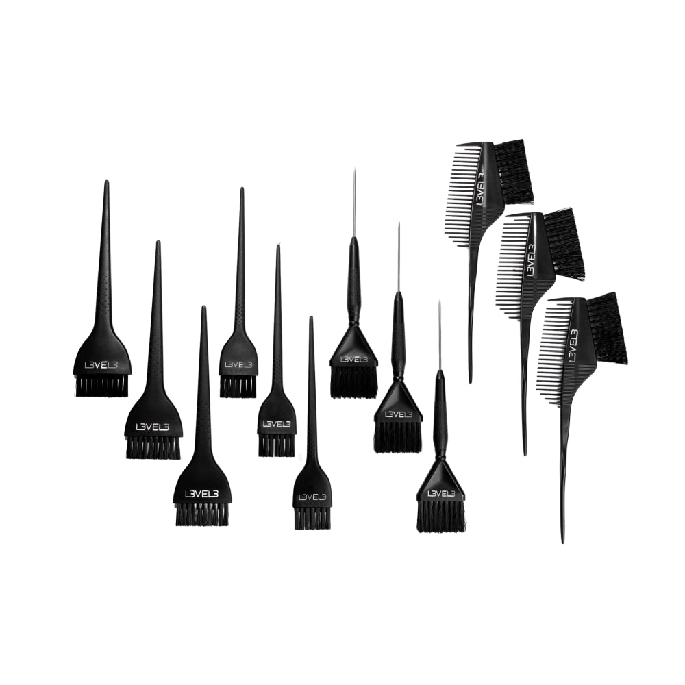 L3VEL3 Color Brush Set with Bag (12)