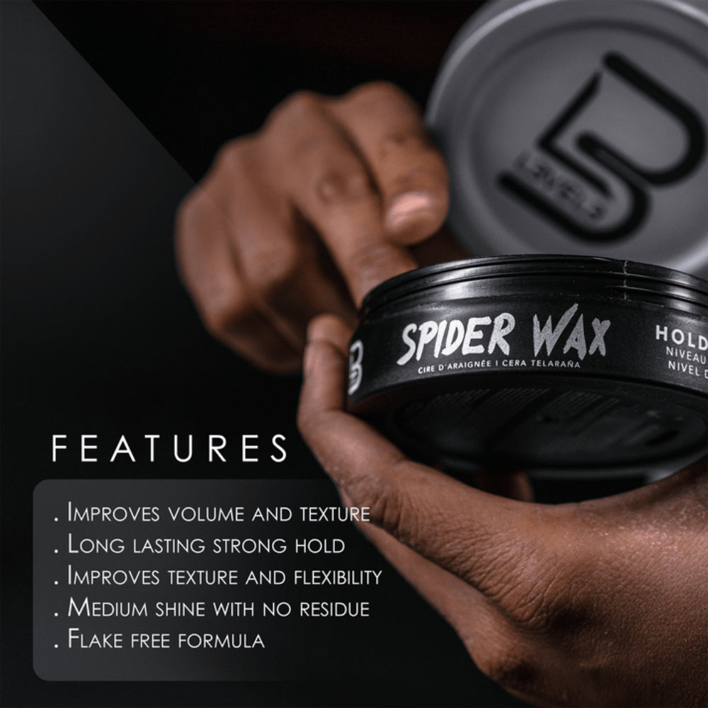 L3VEL3 Spider Wax Fiber Texture Wax 100g