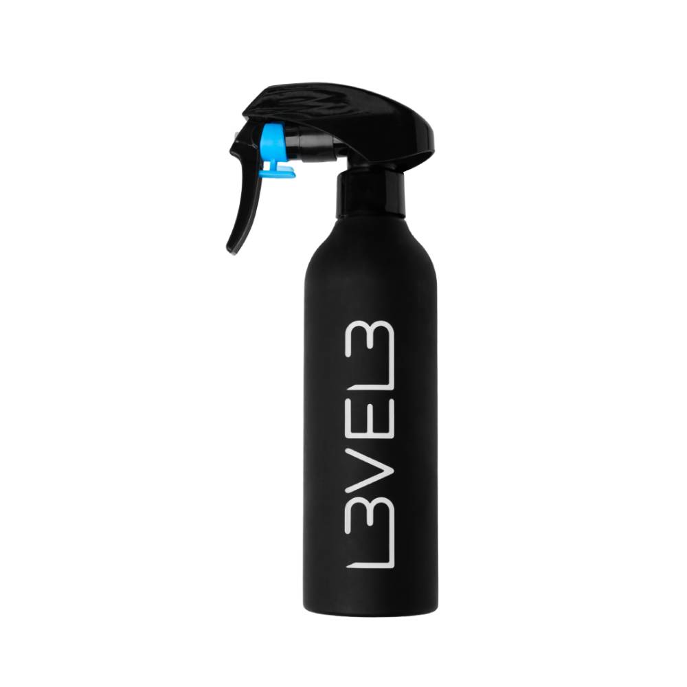 L3VEL3 Rubberized Spray Bottle Black