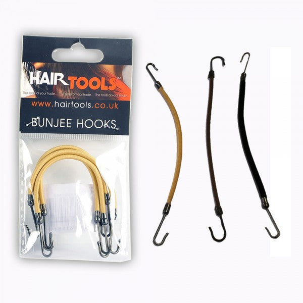 Hair Tools Bunjee Hooks Brown (4)