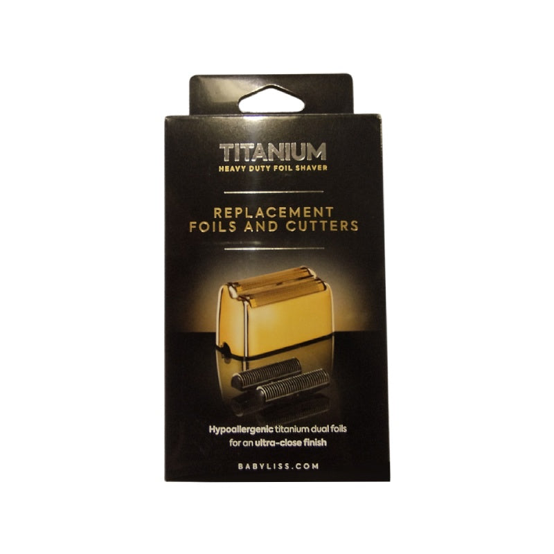 BaByliss Pro Titanium Foil Shaver Replacement Foil And Cutters Gold