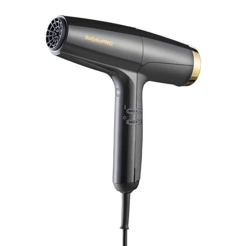 BaByliss Pro FALCO High Speed Dryer - Grey & Gold