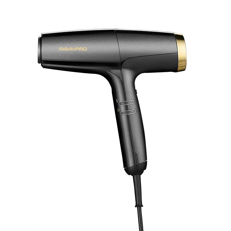 BaByliss Pro FALCO High Speed Dryer - Grey & Gold
