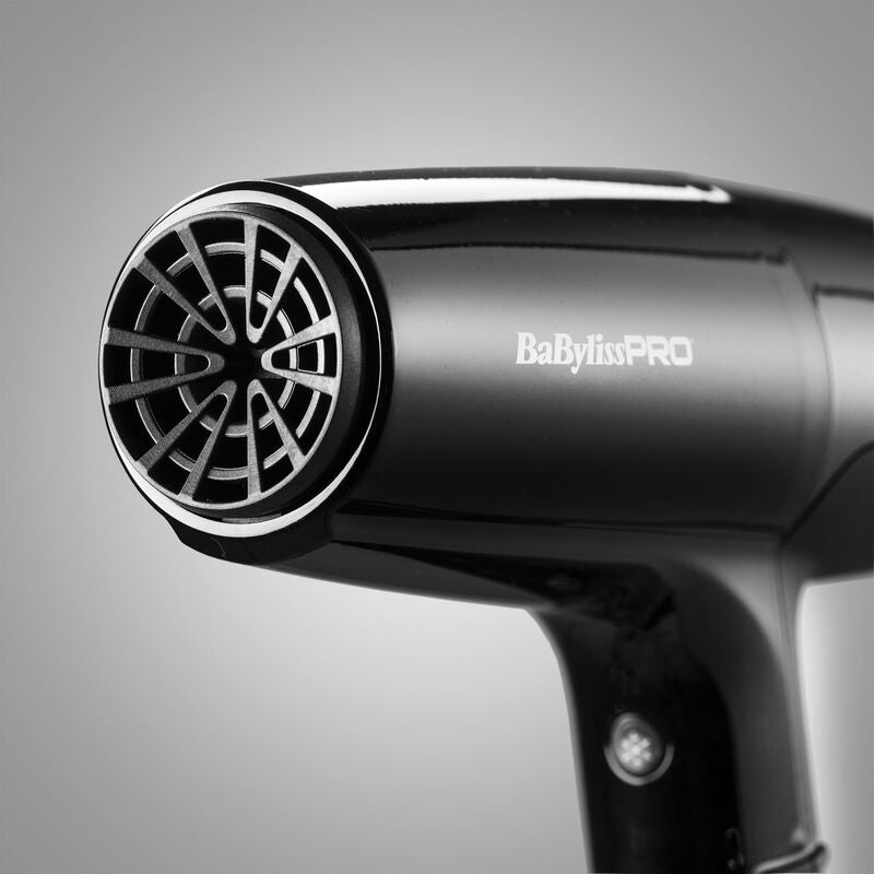 BaByliss Pro FALCO High Speed Dryer - Black & Silver