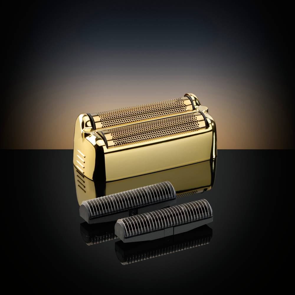 BaByliss Pro FXONE Double Foil Shaver Replacement Foil and Cutter Kit Gold