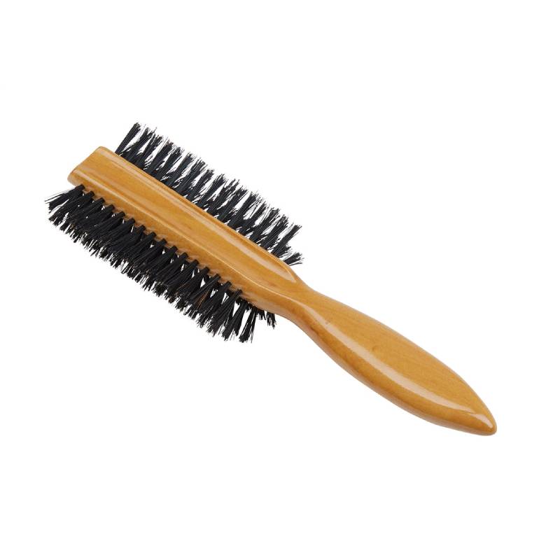 Kent Handmade Satinwood Pure Bristle Half Round Hairbrush