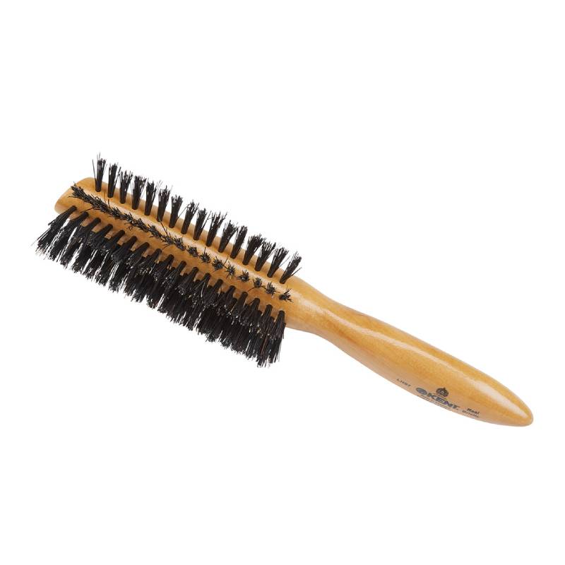 Kent Handmade Satinwood Pure Bristle Half Round Hairbrush