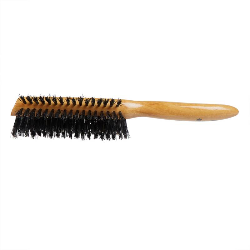 Kent Handmade Satinwood Pure Bristle Half Round Hairbrush