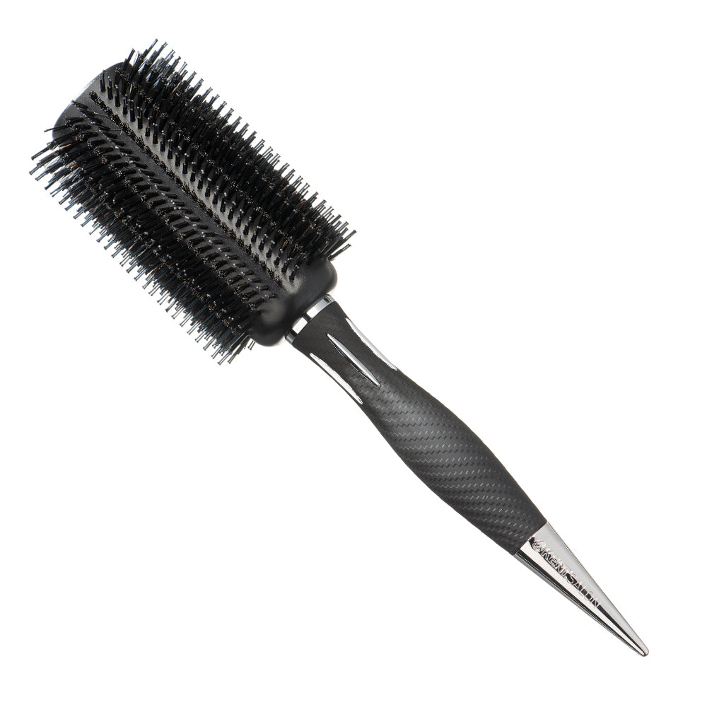 Kent Salon XL 70mm Extra Large Nylon/Black Bristle Radial