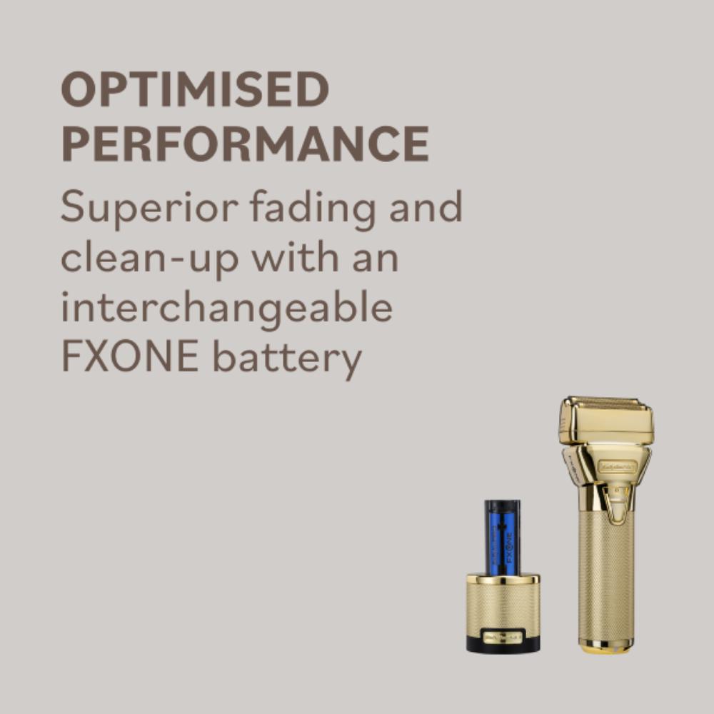 BaByliss Pro FXONE Double Foil Shaver Gold