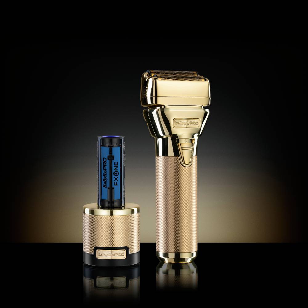 BaByliss Pro FXONE Double Foil Shaver Gold