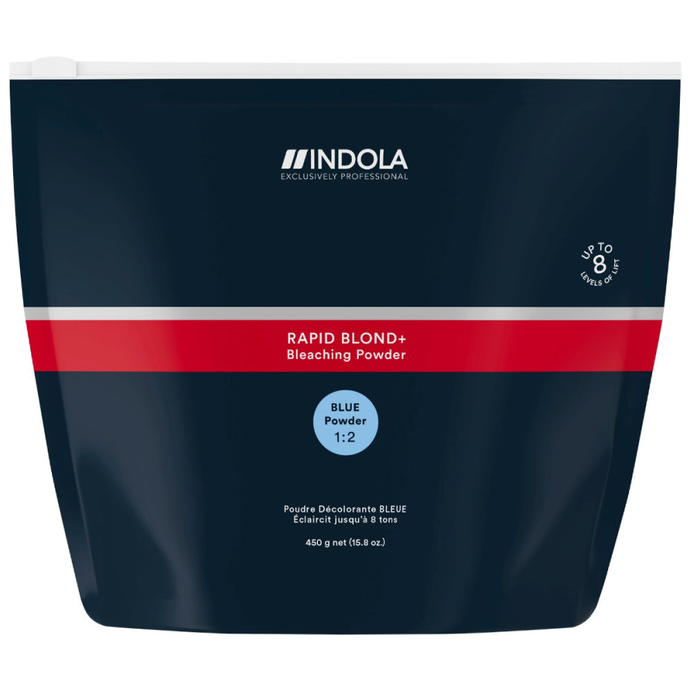 Indola Profession Rapid Blonde+ Blue Bleaching Powder Dust Free Pouch 450g