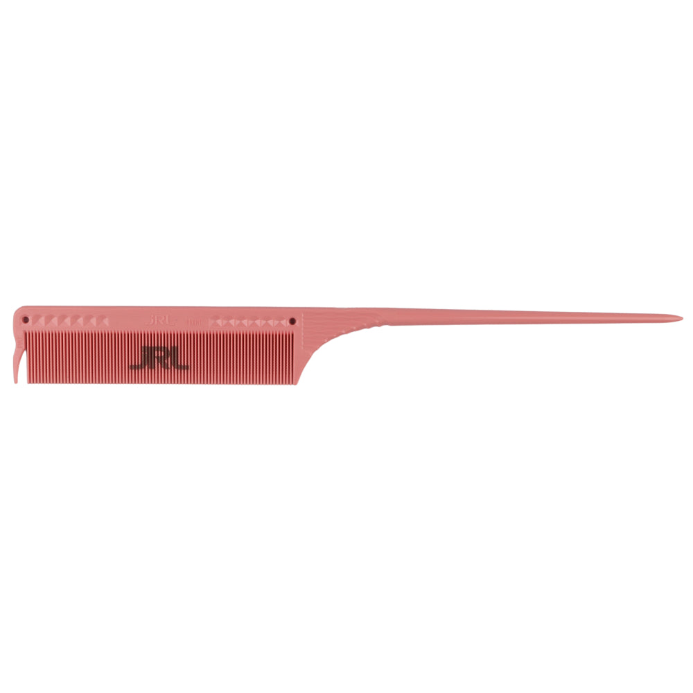 JRL Fine Teeth Tail Comb J101 8.5" Pink