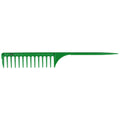 JRL Fine Teeth Tail Comb J104 9.8" Green