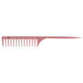 JRL Fine Teeth Tail Comb J104 9.8" Pink