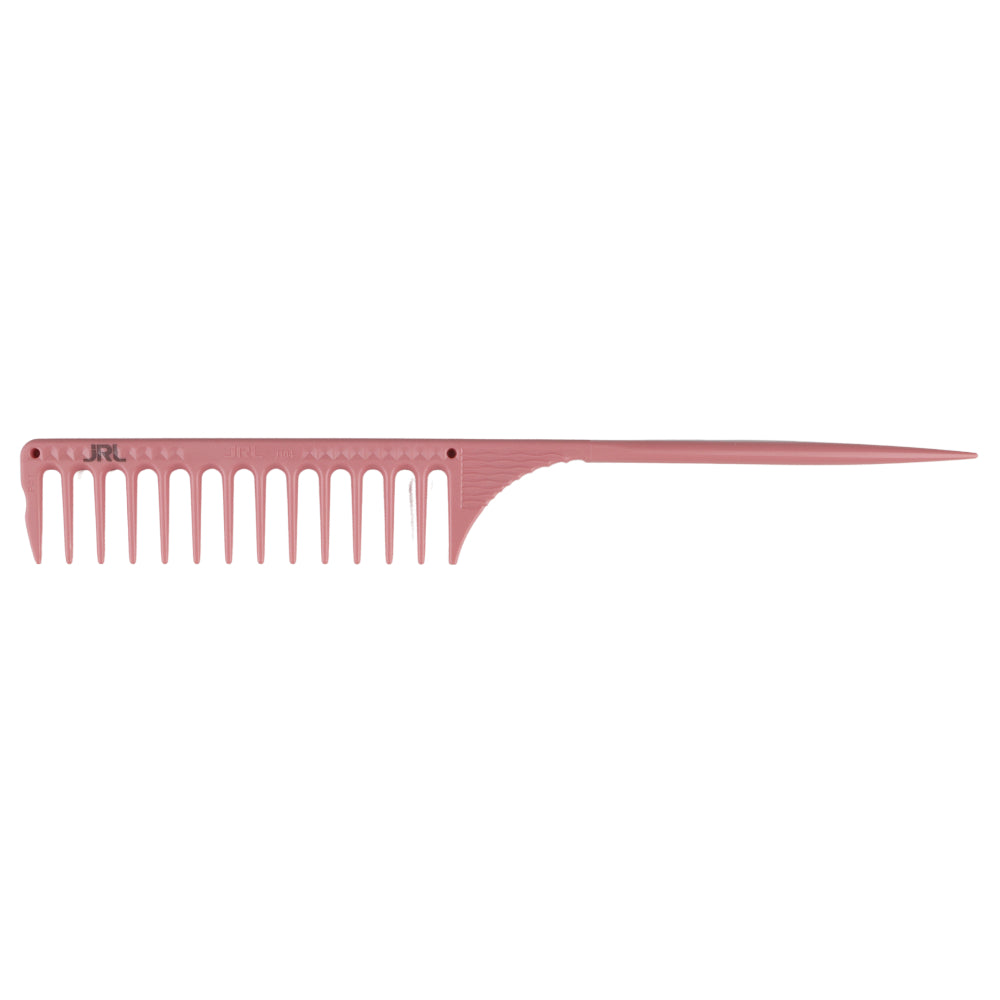 JRL Fine Teeth Tail Comb J104 9.8" Pink