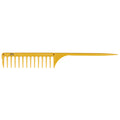 JRL Fine Teeth Tail Comb J104 9.8" Yellow