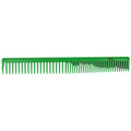JRL Long Round Tooth Cutting Comb J306 9" Green