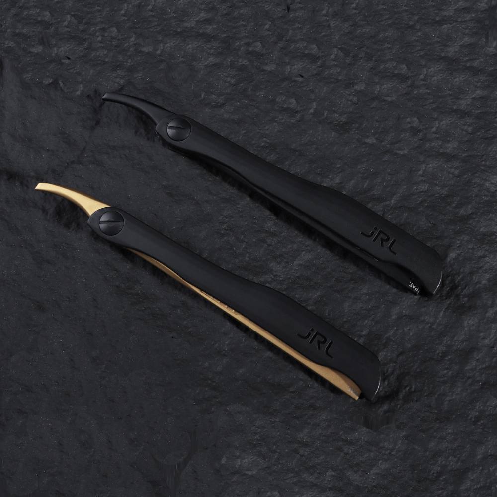 JRL Magnetic Straight Edge Razor Black