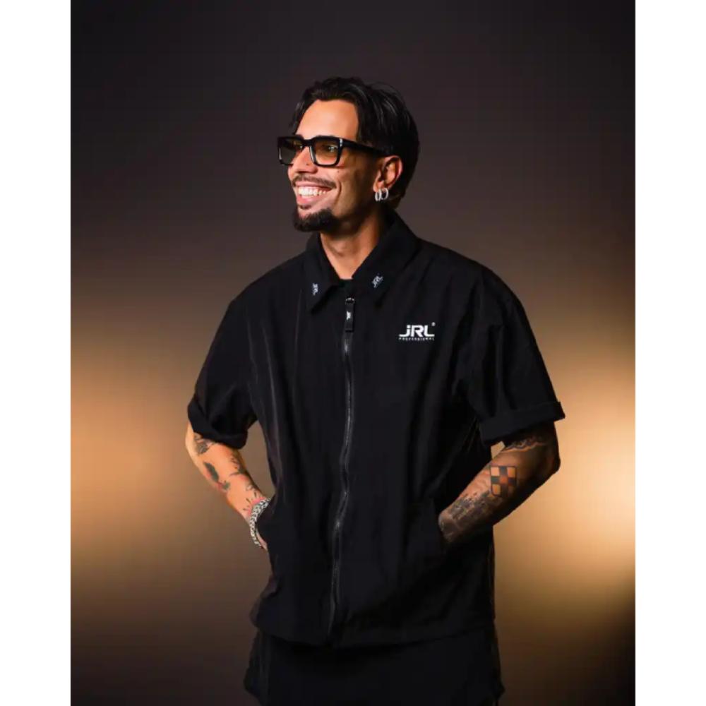 JRL Artisan Barbers Smock Black XL