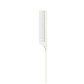JRL Pin Tail Comb J102 8.8" White