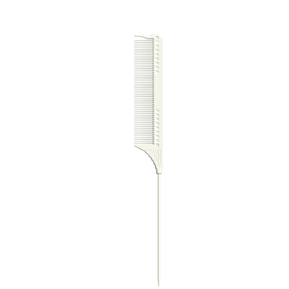 JRL Pin Tail Comb J102 8.8" White