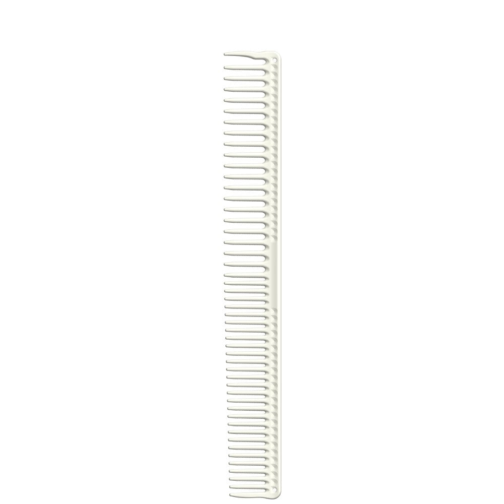 JRL Long Round Tooth Cutting Comb J306 9" White