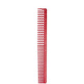 JRL Long Round Tooth Cutting Comb J306 9" Red
