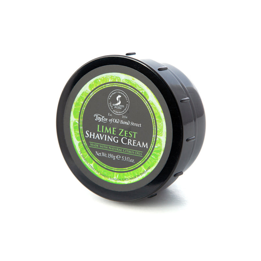 Taylor of Old Bond Street Lime Zest Shaving Cream Bowl 150g