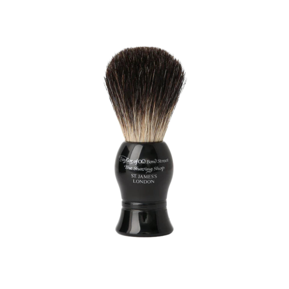 Taylor of Old Bond Street Starter Pure Badger Shaving Brush Black