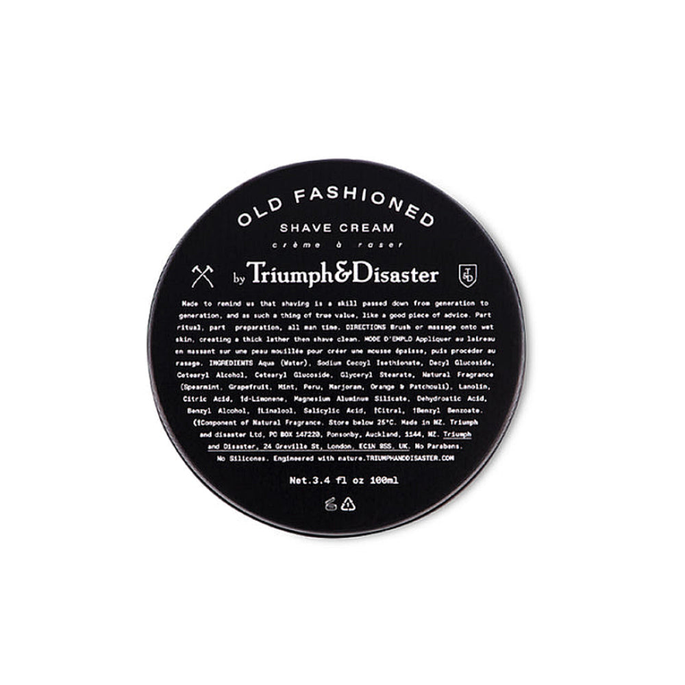 Triumph & Disaster Old Fashioned Shave Cream Jar 100ml