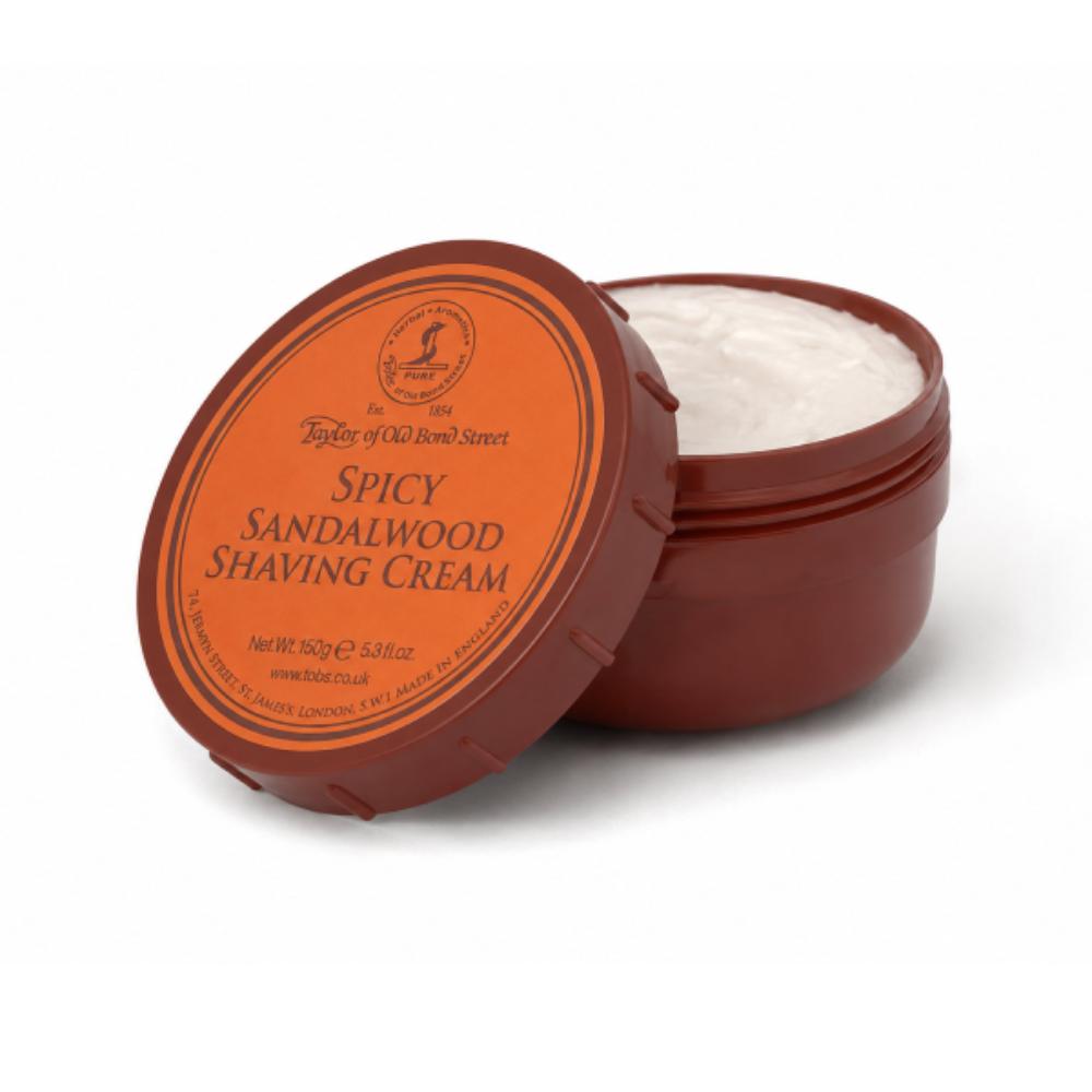 Taylor of Old Bond Street Spicy Sandalwood Shaving Cream Bowl 150g