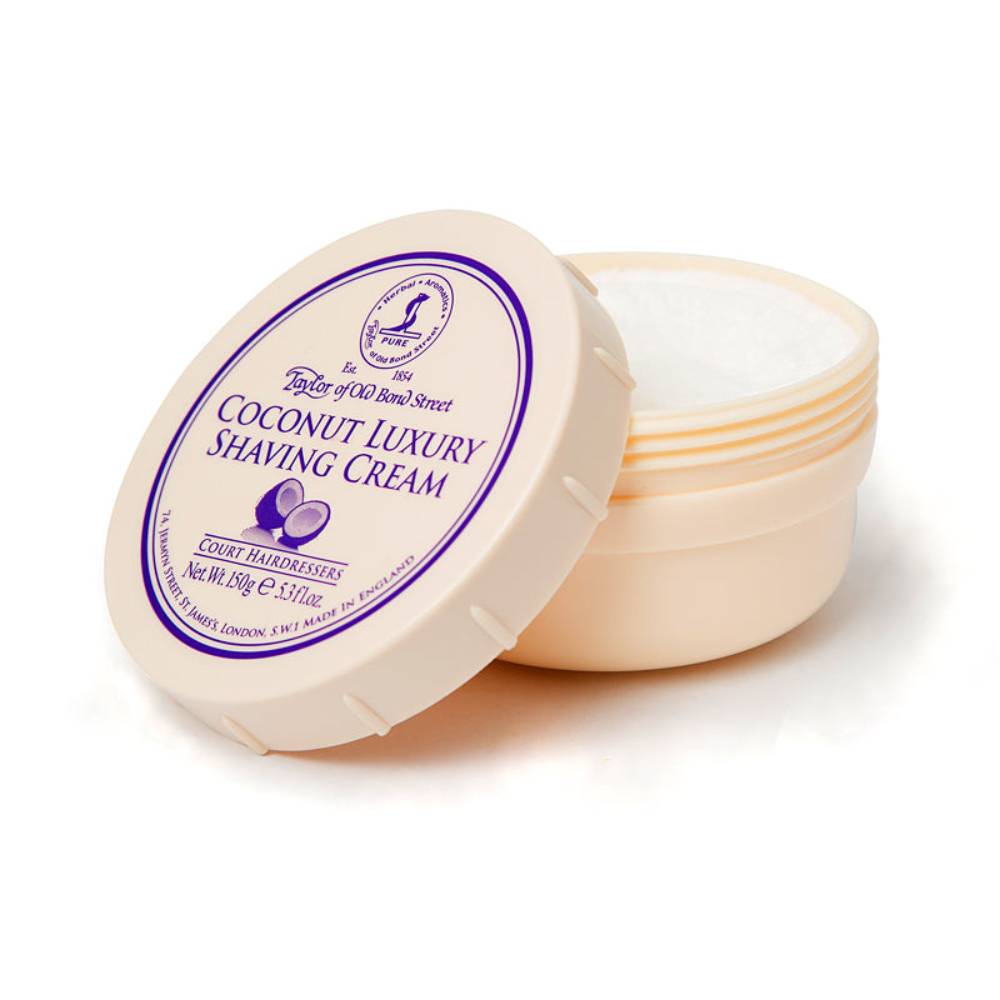 Taylors Shaving Cream Bowl Coconut 150g