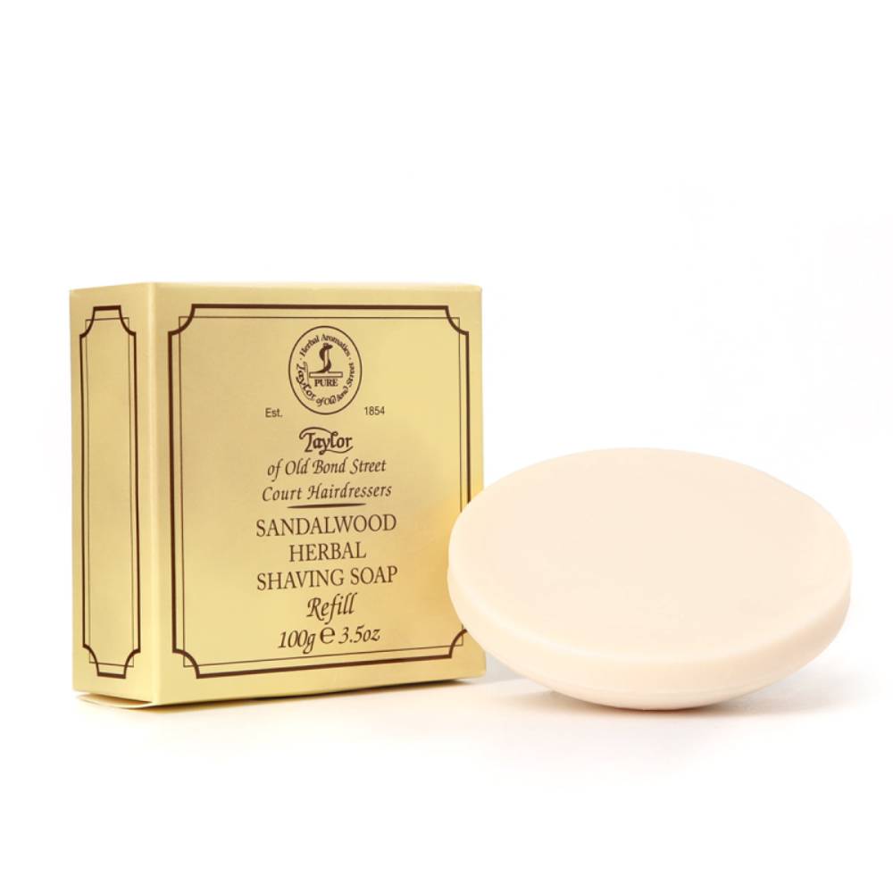 Taylors Hard Soap Refill Sandalwood 100g