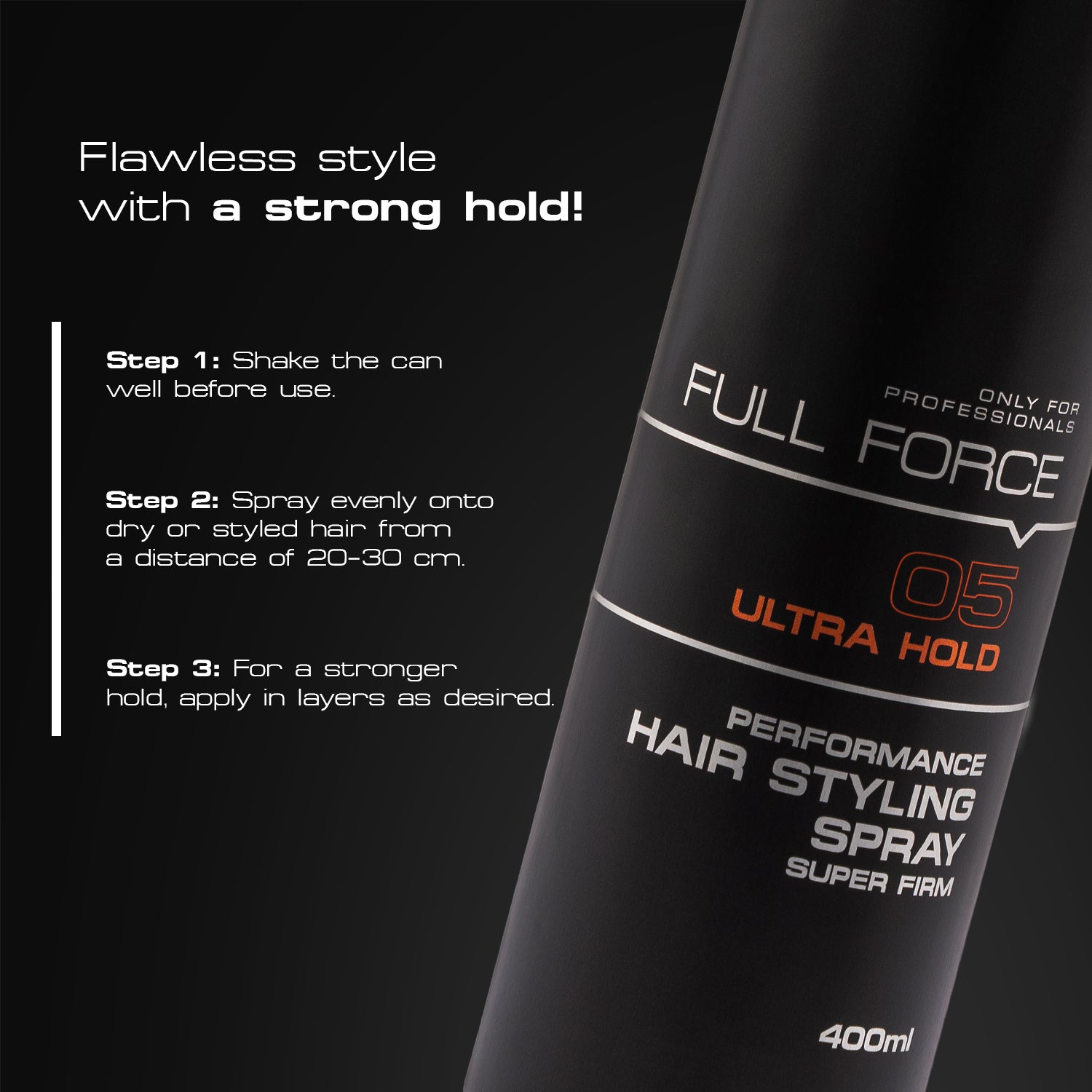 RedOne Full Force Ultra Hold Hair Styling Spray 400ml