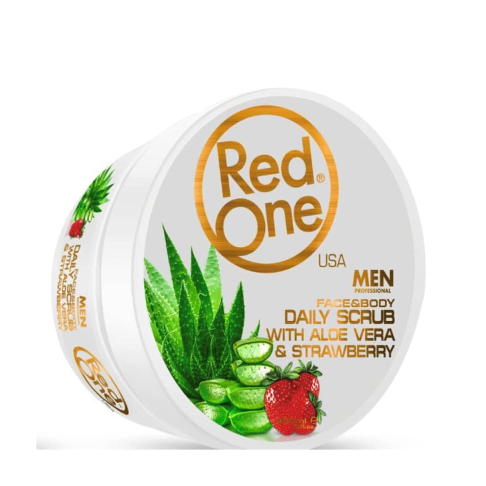 RedOne Facial Scrub with Aloe Vera & Strawberry 450ml