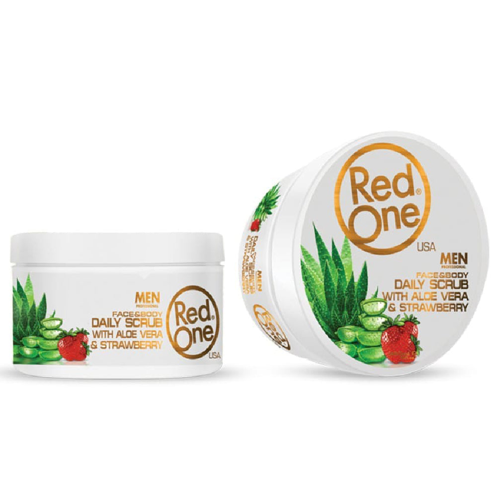 RedOne Facial Scrub with Aloe Vera & Strawberry 450ml