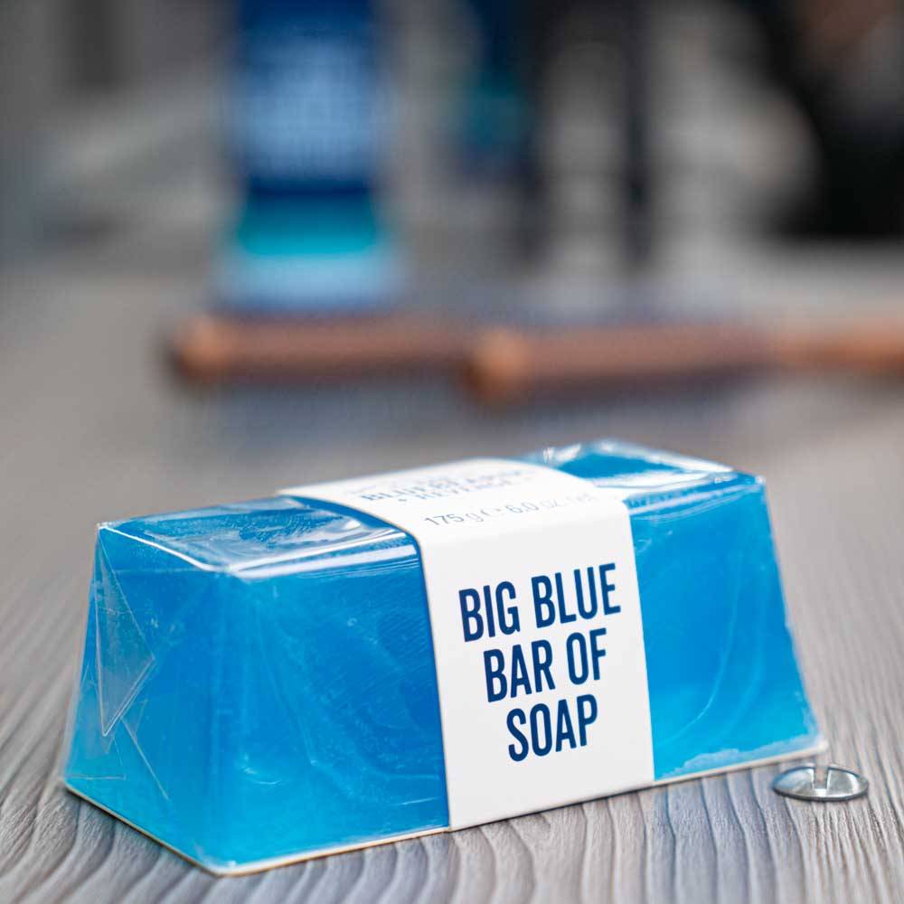 The Bluebeards Revenge Big Blue Bar Of Soap For Blokes 175g