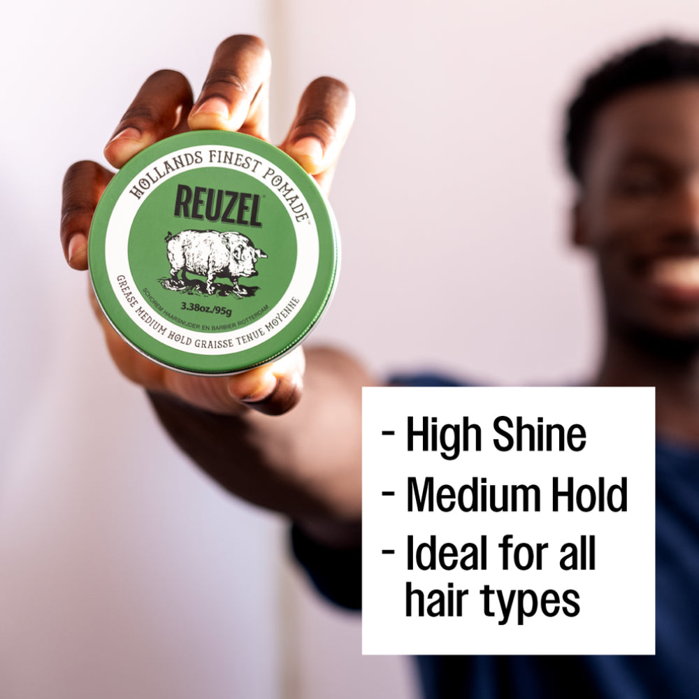 Reuzel Green Pomade Grease Medium Hold 95g