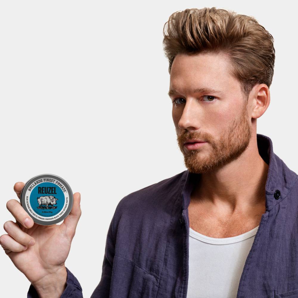 Reuzel Blue Extreme Hold Matte Pomade 95g